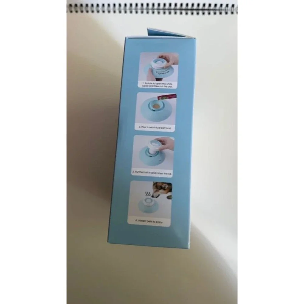Cat Dog Lick Mat Slow Feeder Bowl Suction Cup Treat Dispenser Enrichment Toy